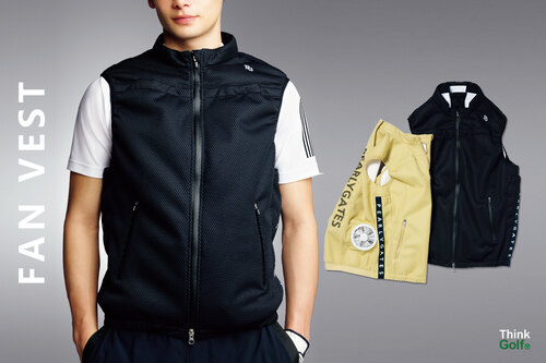 【未使用品】PEARLY GATES USBファン付きベスト Mサイズ パーリーゲイツ 夏ゴルフを快適にする「ファンベスト」を新たに